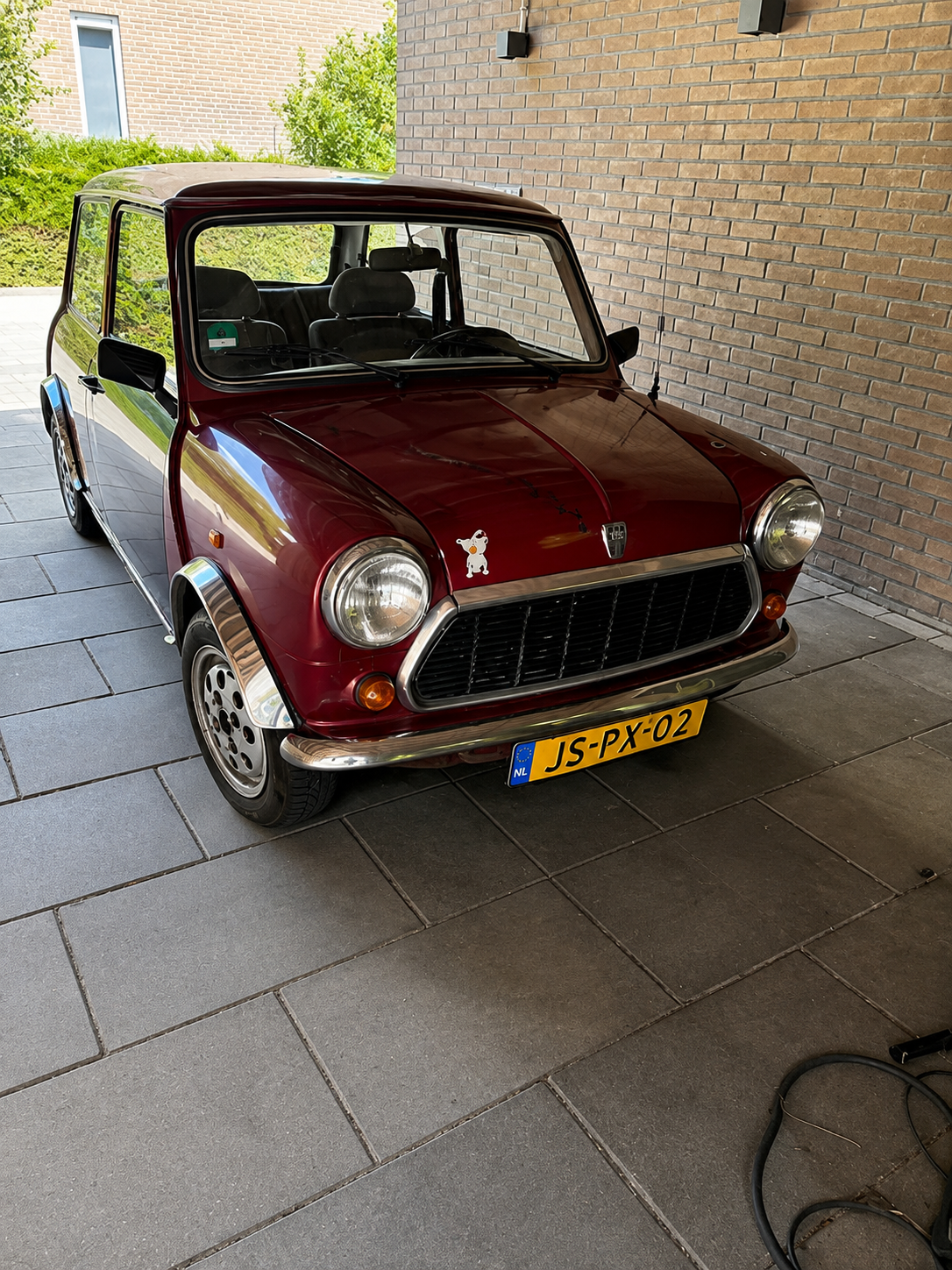 Klassieke Mini na APK keuring bij APK Neutraal